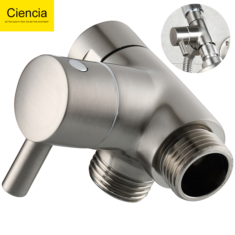 Shower Valve Cartridge - อะแดปเตอร์แขนฝักบัวทองเหลือง ciencia G1/2 ''ตัวแยกหัวฝักบัวแบบมือถือและหัวฝักบัวแบบคงที่