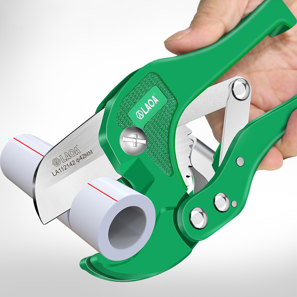 Pipe Cutter Ratchet - LAOA เครื่องตัดท่อ 42 มม. อลูมิเนียมอัลลอยด์หนัก พร้อมระบบล็อคตัวเอง