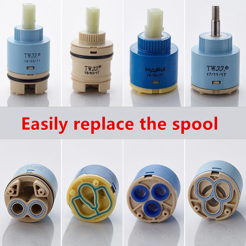 Basin Mixer Cartridge - แตะผสมสูง Spool Valve 25มม./35มม./40มม.ก๊อกน้ำเซรามิคตลับก๊อกน้ำผสมห้องครัวอ่างล้างหน้าฝักบัว