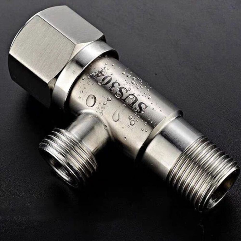 Toilet Fill Valve - สแตนเลสร้อนเย็นวาล์วเข้าห้องน้ําบรรจุวาล์วมุมอ่างล้างจานอ่างล้างหน้าเครื่องทําน้ําอุ่นก๊อกน้ําสําหรับห้องครัวอุปกรณ์ห้องน้ํา