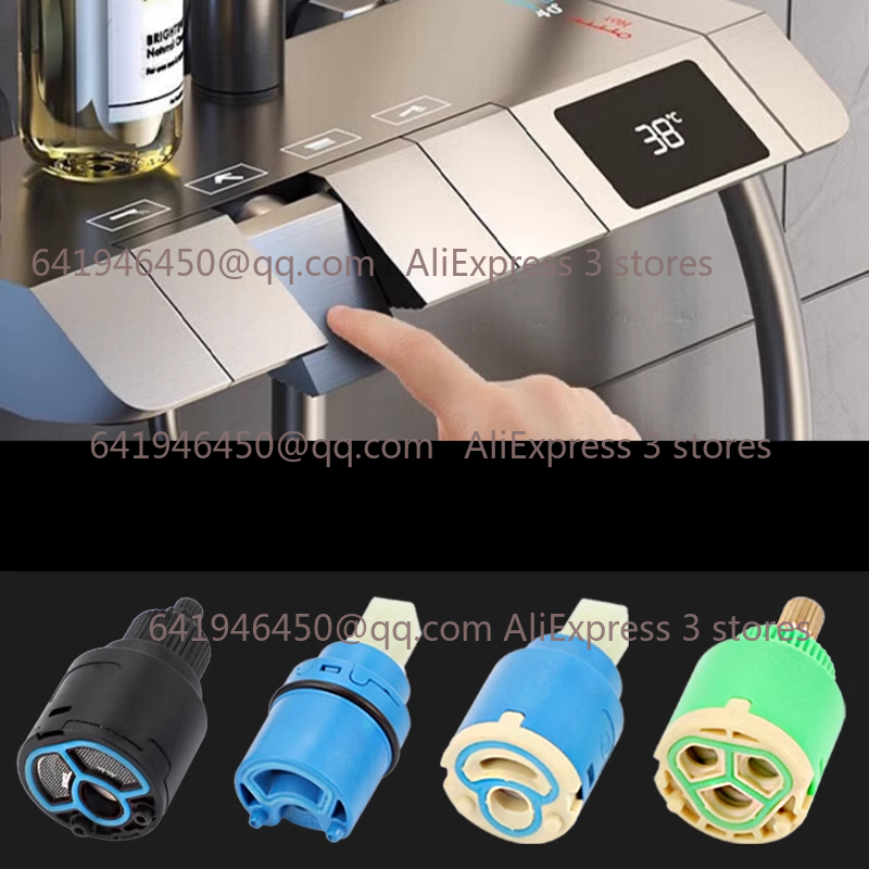 Shower Valve Cartridge - วาล์วฝักบัวก๊อกน้ําเซรามิคตลับหมึก 2/3Way Shower Diverter ผสมก๊อกน้ําเปลี่ยนชิ้นส่วนขนาด 22/25