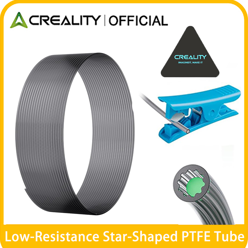 Ptfe Tape Thread - ท่อ PTFE รูปดาวความต้านทานต่ำของ Creality พร้อมใบมีดตัด ไหลลื่นเป็นพิเศษ