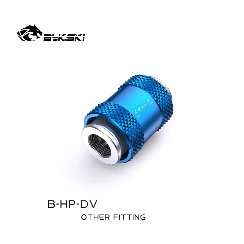 Push Fit Connector - ชุดวาล์วเปิด-ปิดน้ำแบบกดมือ BYKSKI เกลียว G1/4 พร้อมข้อต่อ