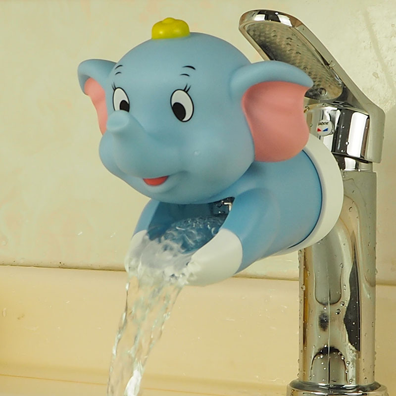Silicone Tap Washer - รุ่นอัพเกรดเด็กซิลิโคนก๊อกน้ํา Splash Proof Extender เด็กการ์ตูนห้องน้ําก๊อกน้ํา Extender