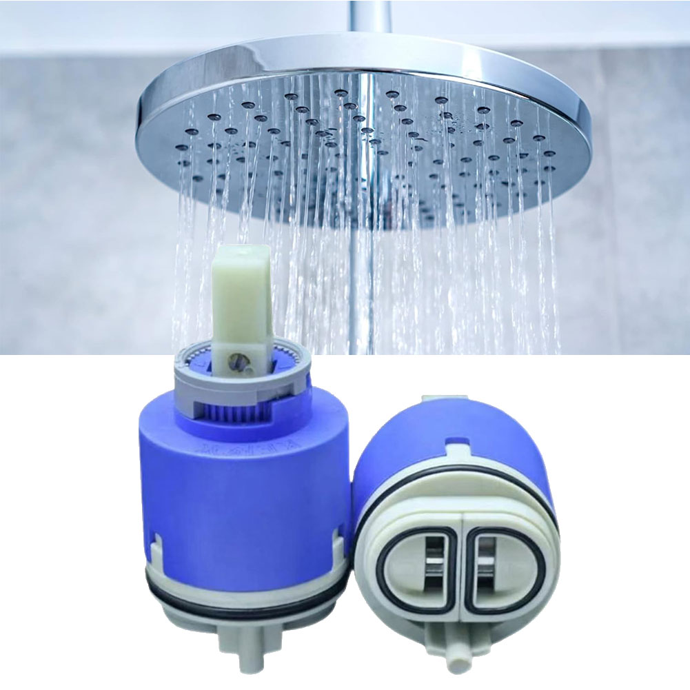 Shower Valve Cartridge - ไส้กรองวาล์วฝักบัว PBS 40 พร้อมตัวกรองพลาสติก ใช้ได้กับก๊อกน้ำและวาล์วฝักบัวมาตรฐานสำหรับใช้ในห้องน้ำ