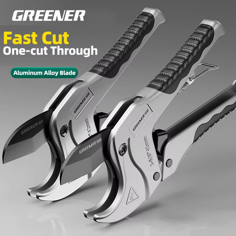 Pipe Cutter Ratchet - เครื่องตัดท่อแบบมีระบบแร็ทเช็ต GREENERY 33/42 มม. สำหรับงานมืออาชีพ ตัดท่อ