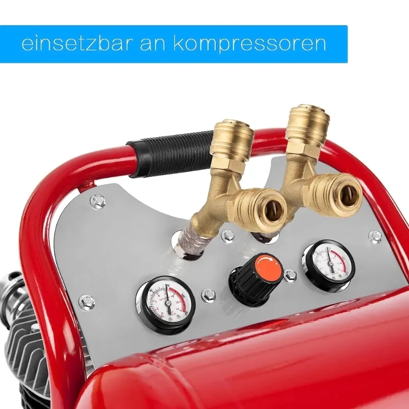 ตัวจ่ายลมอัดแบบอัพเกรด 2 ทาง พ - Compression Fitting Brass บทวิจารณ์และราคา