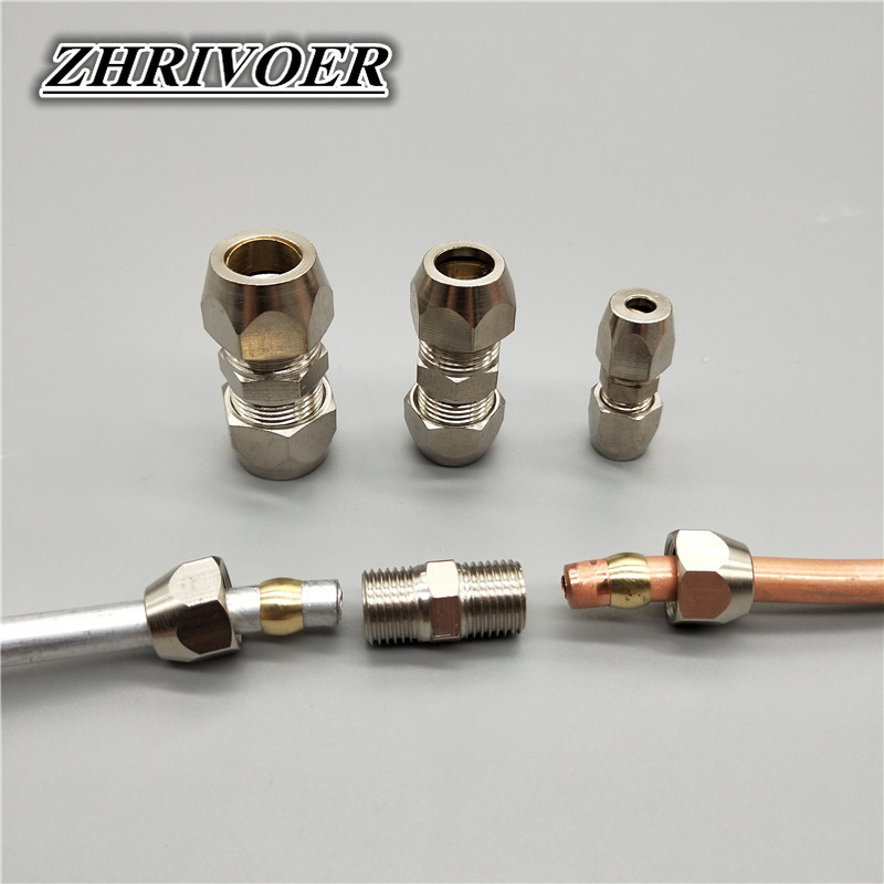 การบีบอัด Ferrule ท่อ4 6 8 10  - Compression Fitting Brass บทวิจารณ์และราคา