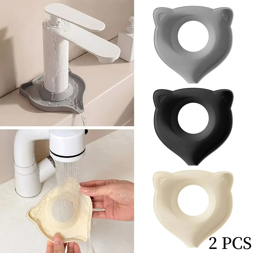 แผ่นรองกันน้ำรูปแมว 2 ชิ้น ซิล - Silicone Tap Washer บทวิจารณ์และราคา