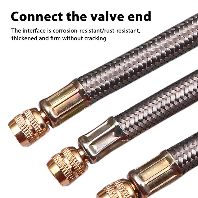 1 ชิ้นรถบรรทุกวาล์วขยายยืดหยุ่ - Flexible Hose Braided บทวิจารณ์และราคา