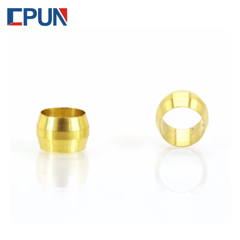 10 PC ทองเหลือง Double TAPER F - Compression Fitting Brass บทวิจารณ์และราคา