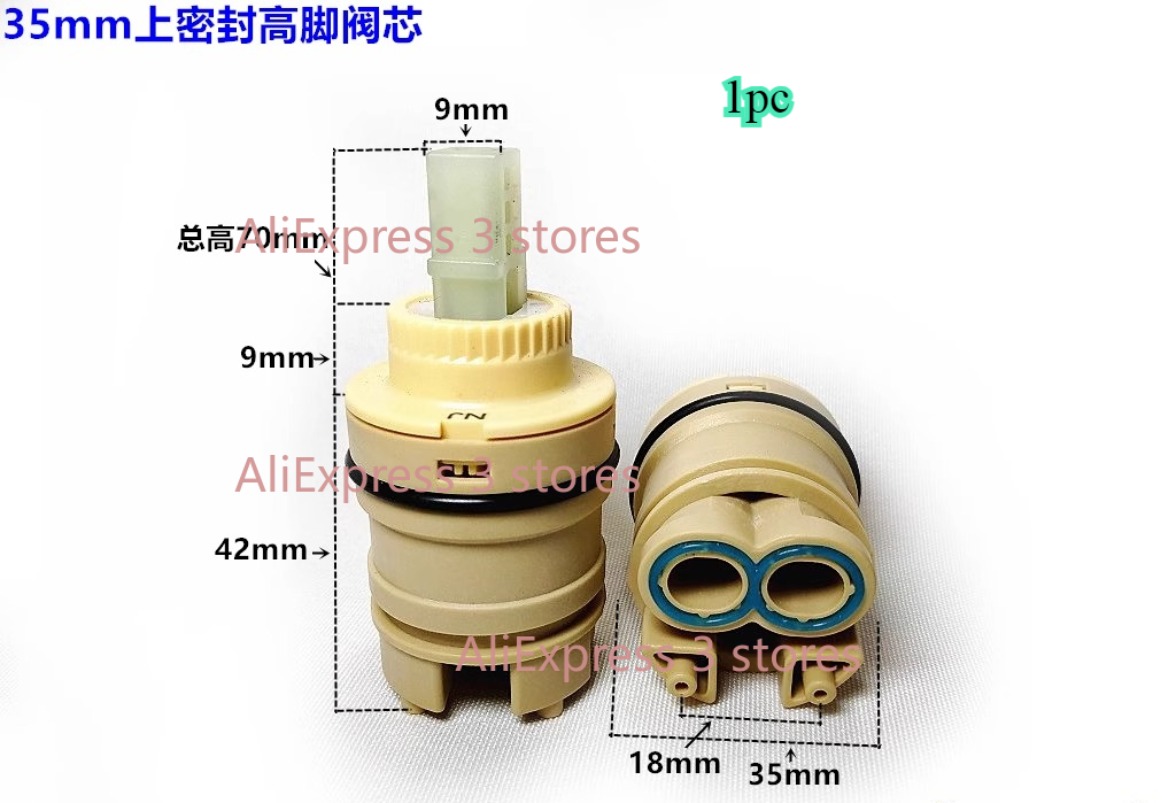 1pcs 28 มม./35 มม./40 มม.น้ําก - Basin Mixer Cartridge บทวิจารณ์และราคา