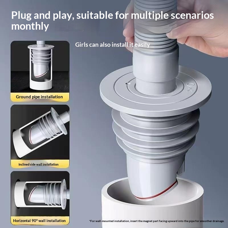 แหวนซีลท่อระบายน้ำในห้องน้ำ ป้ - Drain Pipe Clip บทวิจารณ์และราคา