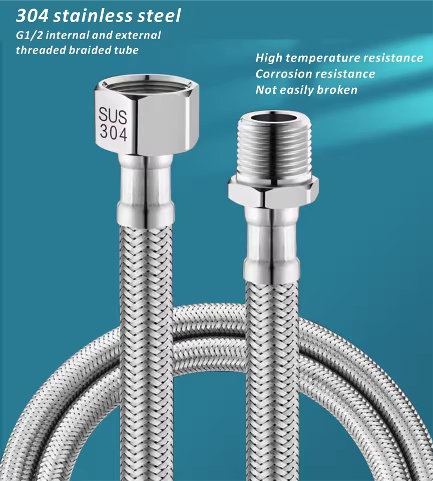 1 ชิ้น 20/40/60/80/100/150/200 - Flexible Hose Braided บทวิจารณ์และราคา