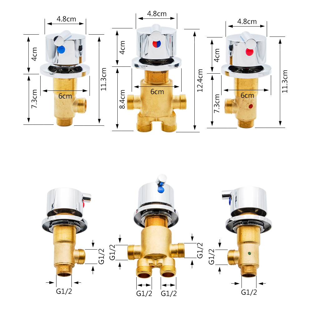 Bronzeโครเมี่ยมเซรามิคร้อนเย็น - Basin Mixer Cartridge บทวิจารณ์และราคา
