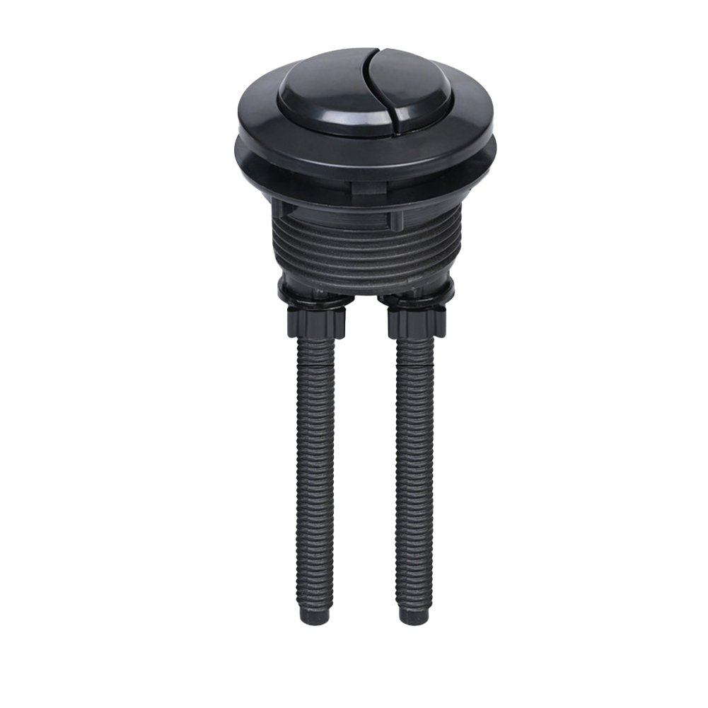 สีดําห้องน้ํา Flush ปุ่ม 38 มม - Toilet Fill Valve บทวิจารณ์และราคา