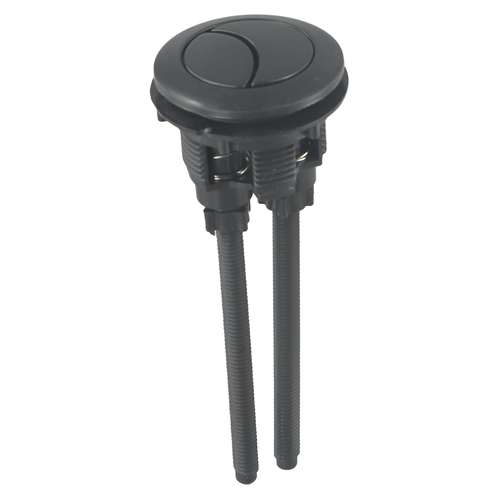 สีดําห้องน้ํา Flush ปุ่ม 38 มม - Toilet Fill Valve บทวิจารณ์และราคา