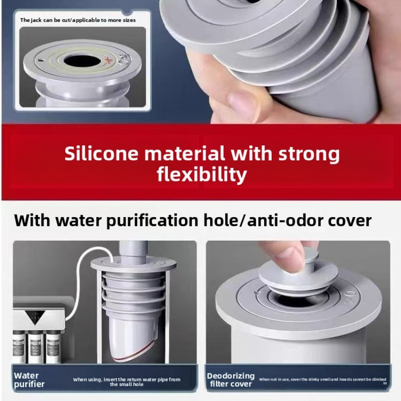 อ่างล้างจานปลั๊กท่อระบายน้ําท่ - Drain Pipe Clip บทวิจารณ์และราคา