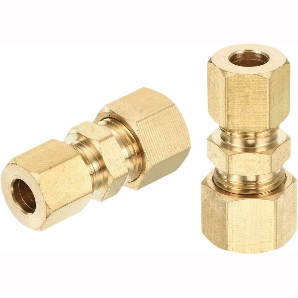 ข้อต่อทองเหลืองแบบอัด 4 5 6 8  - Compression Fitting Brass บทวิจารณ์และราคา